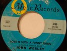 JOHN WESLEY 45 MELIC 4195 VG+/VG++ 1966 NORTHERN SOUL