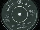 NORMA FRASER EVERYBODY LOVES A OG UK 65 SKABEAT 45 CLIP