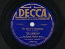 Lord Invader/The Caresser Decca 17407 So Many Women