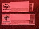 Oasis Tickets x2 Eden Project Capacity Crowd 3000