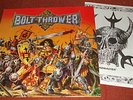 BOLT THROWER-WARMASTER-ORIG UK 1991 VINYL LP+BOOK-RARE
