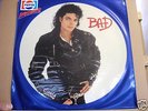 MICHAEL JACKSON - BAD   VINYL PICTURE DISC  LP...MINT