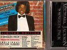 MICHAEL JACKSON UK SINGLES PACK 9 RED VINYL 45 PIC SLVS