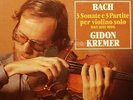 PHILIPS GIDON KREMER BACH 3 Sonate 3 Partite 3LP BOX NM