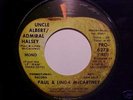 Paul McCartney Uncle Albert Apple Records  Mono Promo