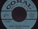 BUDDY HOLLY   Peggy Sue Got Married   PROMO 45