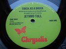 JETHRO TULL THICK AS A BRICK 1st UK UnPlAyEd MiNt AuDiO