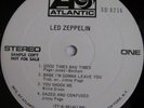LED ZEPPELIN, Atlantic SD 8216 PROMO white label lp