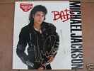   MICHAEL JACKSON - BAD - LP - ORIGINAL SIGNIERT  