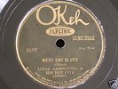 Louis Armstrong Hot Five/West End Blues/Okeh 8597/V