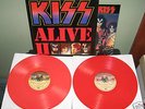 Kiss Alive II UK orange vinyl press MINT RARE w/ insert