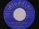 ED TOWNSEND: Give Me One More Chance / Come On And Walk With Me 45 (sm lbl tear