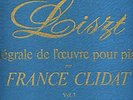 VEGA(4 lps)/ LISZT-Vol 3/ FRANCE CLIDAT, piano