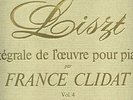 VEGA(4 lps)/ LISZT-Vol 4/ FRANCE CLIDAT, piano