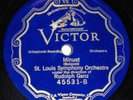 Rudolph Ganz St Louis Symphony BLUE Scroll Victor RARE