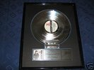 MICHAEL JACKSON BAD PLATINUM RECORD RARE COLLECTOR
