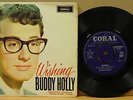 BUDDY HOLLY - WISHING - ORIG UK 1963 CORAL - 7