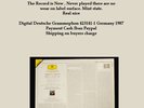 DGG  DIGITAL BRAHMS SYMPHONY NO.1 KARAJAN 1987 MINT LP