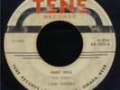 Carl Cherry Rare Rockabilly Baby Doll Itch Tene 45 Hear