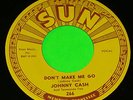 JOHNNY CASH SCARCE SUN 266 45 RECORD NEAR MINT