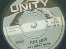 HIPPY BOYS - PEACE MAKER - ORG UK UNITY 45 LISTEN MINT
