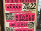 RARE ORIGINAL 1971-72 SOUL POSTER- ALBEE THEATRE, OHIO