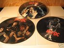 AC DC Bon Scott 3x RARE PICTURE LP`s , s. Bilder