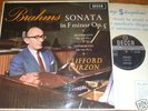 SXL 6041 Brahms Sonata in F minor / Curzon W/B