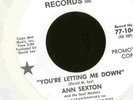 ANN SEXTON - YOU'RE LETTING ME DOWN - 7