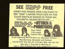 kiss mega  rare  attack phantoms  pass  aussie  only