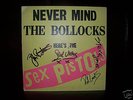 SEX PISTOLS NEVER MIND THE BO****KS LP ORIGINAL SIGNED
