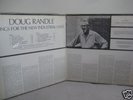 DOUG RANDLE LP SONGS FOR THE NEW INDUSTRIAL STATE CBC