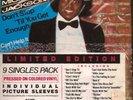 MICHAEL JACKSON UK SINGLES PACK 9 RED VINYL 45 PIC SLVS