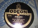 FRENCH ODEON 78rpm (4) FAURE.BIZET etc ANDRE LEVY cello
