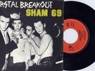 SHAM 69 Borstal Breakout 78 HOL ONLY PS 45 PUNK  M-/M-