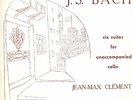 ol50186/7 j.s. bach cello suites clement uk'60 ex-/ex