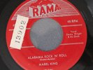 MABEL KING Alabama Rock & Roll 45 Original RAMA 1956