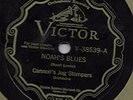CANNON'S JUG STOMPERS VICTOR 38539 Blues 78 rpm E