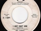 THE CARPETS Just Can't Win RARE NORTHERN SOUL 45 PROMO