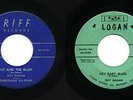 TWO RARE 45s by ROY BAHAM   LOGAN & RIFF LISTEN