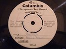 FRANKIE LYMON Footsteps TEST PRESSING 1957 Columbia 45