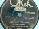 3) 78rpm L. ARMSTRONG w LILLIE DELK CHRISTIAN OKEH 8650