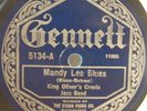 33) 78 RPM KING OLIVER'S CREOLE JAZZ BAND GENNETT 5134