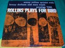 SONNY ROLLINS Plays for Bird PRESTIGE Orig Lp