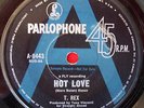 T REX BOLAN RARE ?Hot Love Australian A label PROMO 45?