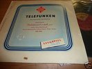 ED1 TELEFUNKEN 7004  KULENKAMPFF DVORAK JOCHUM 1954 NM-