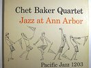 CHET BAKER @ANN ARBOR RARE ORIG '55 PAC JAZZ LP RED WAX