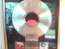 THE DOORS RIAA PLATIN SALES AWARD : L.A WOMAN