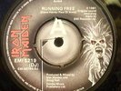 IRON MAIDEN - RUNNING FREE (1981/ RARE 1-SIDED PROMO)