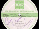 GARY NUMAN / SHEENA EASTON 'BBC Transcription Disc 82'